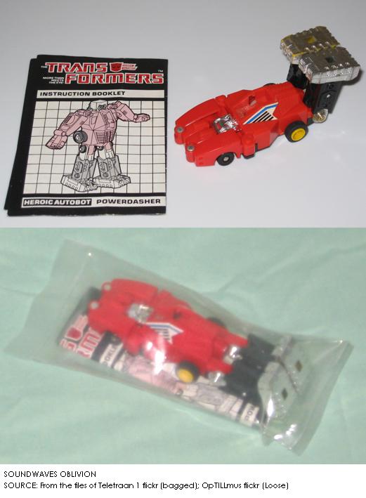 Powerdashers F1 Dasher (Transformers, G1, Autobot)